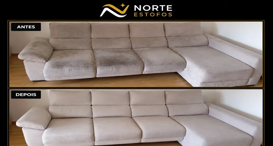 Limpeza de sofás pela Norte Estofos